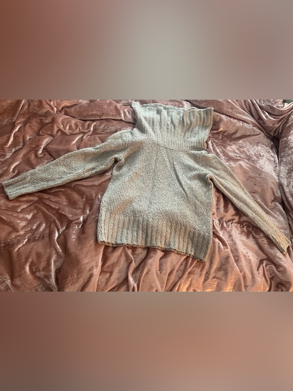 sweater Light Gray Knit Sweater